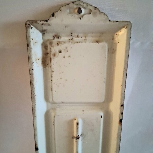 Vintage Orland Voigt Kankakee Service Co. Metal Thermometer - Picture 6 of 10